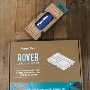 PlanetBox Rover Stainless Steel Lunchbox and Cool Pack - brand new in box!